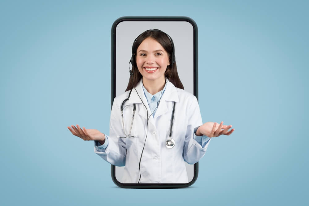 HIPAA-certified virtual medical assistant happily available for patients to answer any queries