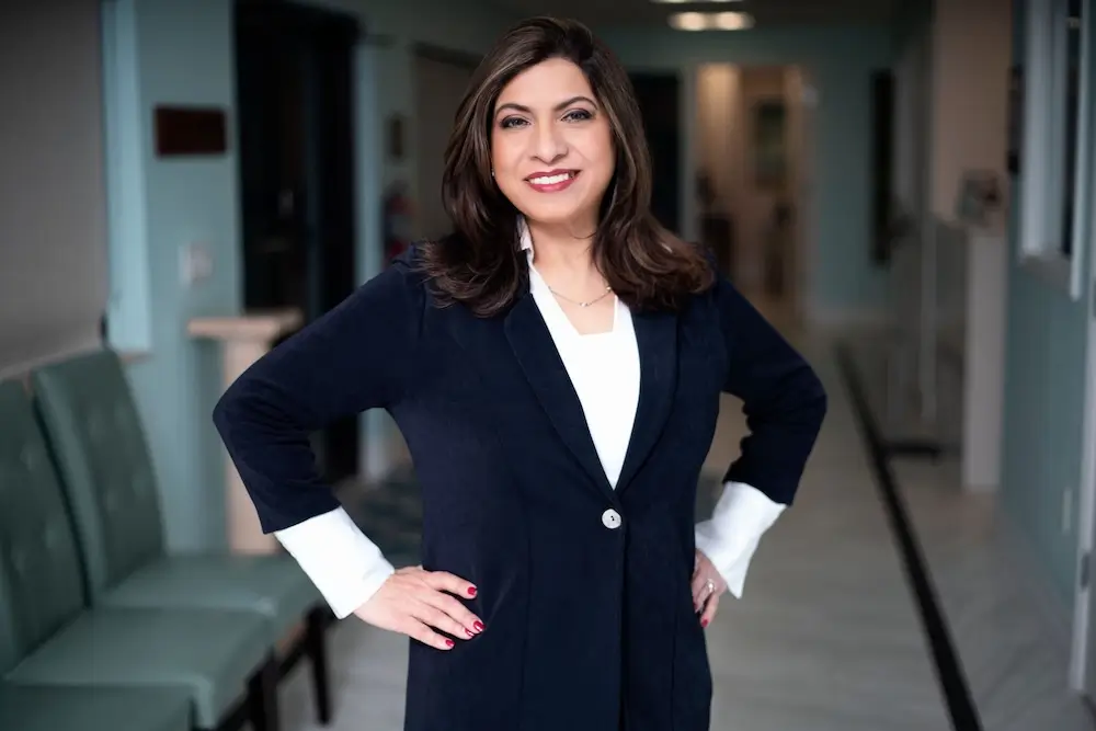 cmo dinar sajan standing at corridor